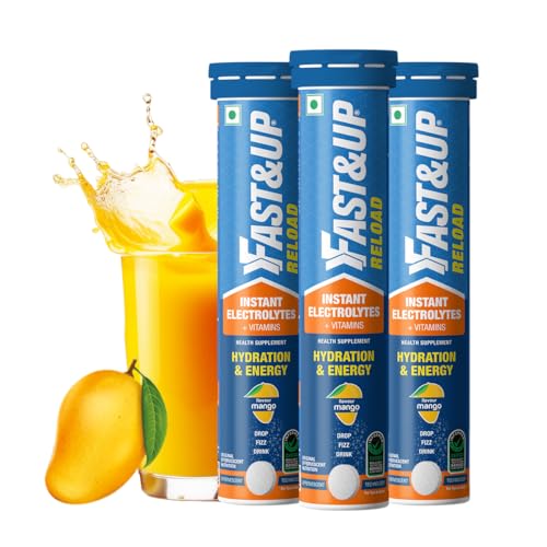Fast&Up Reload (15 Litres) Low Sugar energy drink for Instant Hyd...