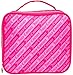 Juicy Couture Hot Pink Makeup Bag Cosmetics Organizer Travel Essentials Compartmentalized Logo Print