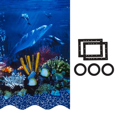 Smartline Antilles Dolphin pool liner pattern