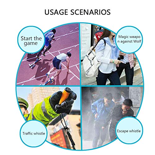 Silbato electrónico para deportes con cuerda portátil miniatura 4