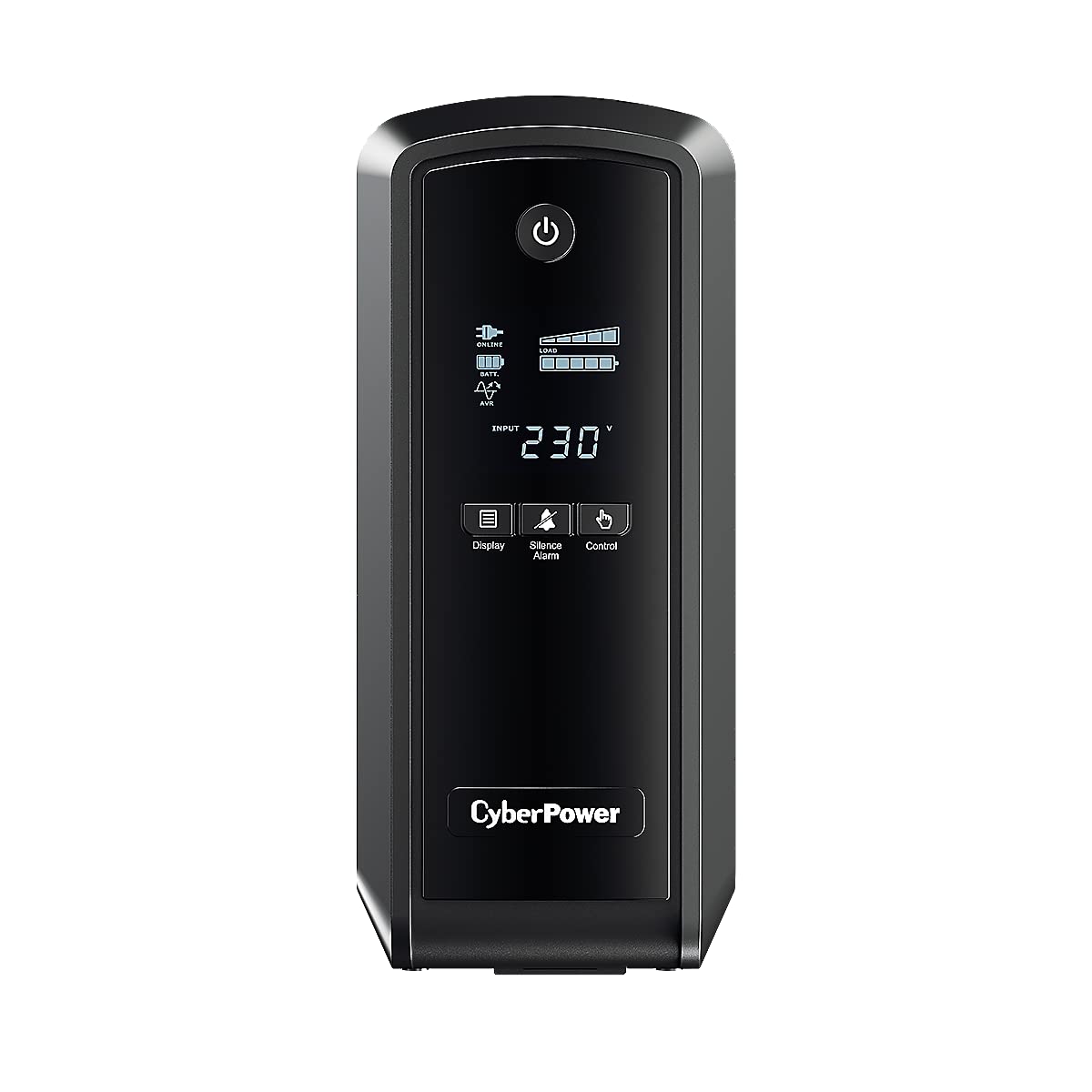 CyberPower CP900EPFCLCD - Fuente de alimentación continua (UPS) (900 VA, 540 W, 50/60, 6 salidas AC, Compacto, Negro)