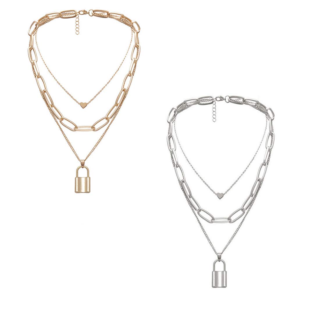 See full amazon price history chart for Yellow Chimes Layered Necklace for Women 2 PCs Combo Choker Necklace Multilayer Key Heart Locket Golden/Silver Chain Necklace for Women and Girls Yellow Chimes Layered Necklace for Women 2 PCs Combo Choker Necklace Multilayer Key Heart Locket Golden/Silver Chain Necklace for Women and Girls (B08YYDZGDW) Amazon Price History, Amazon Price Tracker