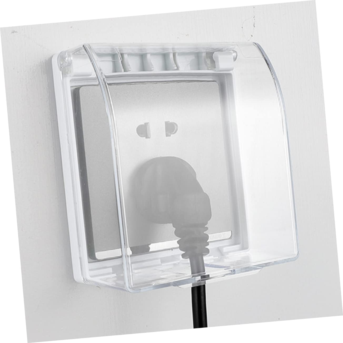 LIFKICH 4pcs Outlet Cover Proofing Socket Cover Case Outlet Outlet Cover Socket Protective Cover Acrylic