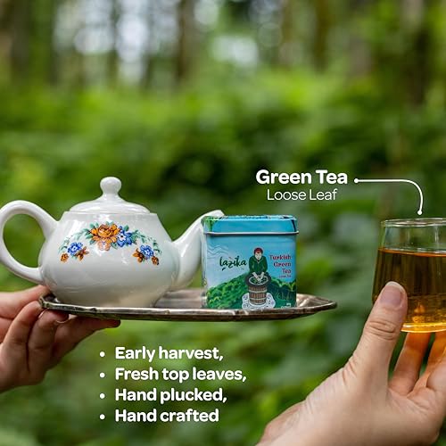 Image of Lazika Loose Leaf Tea Set, Black Tea, Green Tea, Earl Grey, Tea Gift Set, 3.35 Oz (Pack of 3)