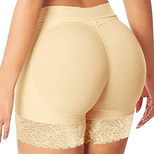 Butt Lifter Panties Padded Underwear for Women Hip Enhancer Pads Shorts Lace Boyshorts Shapewear