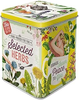 Nostalgic-Art Selected Herbs, Storage for Loose Tea Bags, Vintage Gift idea for Nostalgia Fans, 100 g