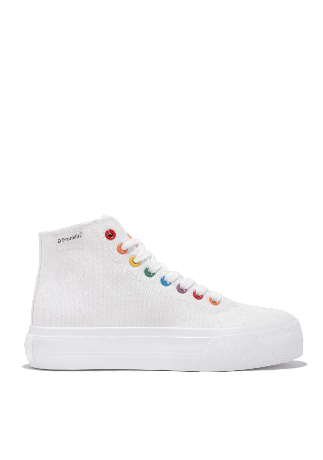 D.Franklin Zapatillas Altas de Mujer One Way High Live Special Edition y Arcoiris - Vestir para Moda Casual Talla