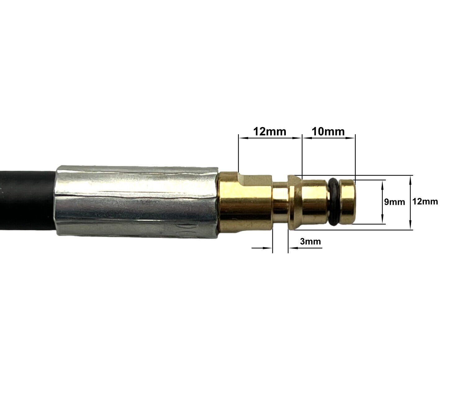 Adattatore Universale Per Idropulitrice – Compatibile Con Karcher, Bosch, Parkside, Black&Decker, Nilfisk – Collegamento Quick Connect Fino A 160 Bar