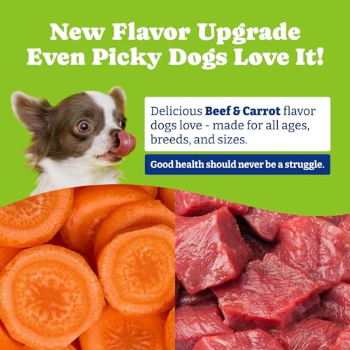 Image of Flea & Tick Prevention for Dogs Chewables,Oral Flea Pills, Dogs Supplement | Natural Dog Flea and Tick Control Treatment, Natural Shield 5-in-1 Protection, Beef & Carrot Flavor, 180 Soft Chews