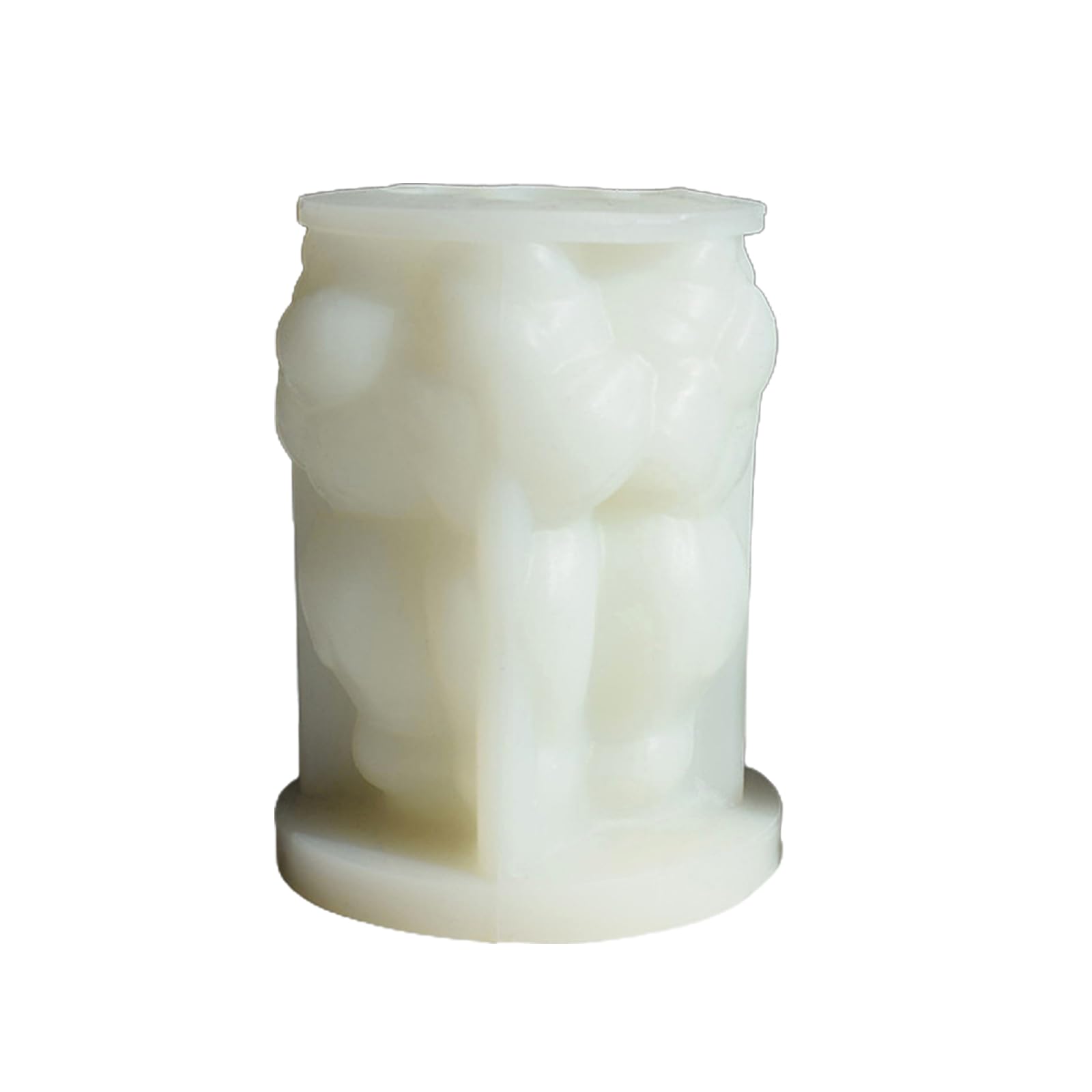 Buxuaaaa Silicone Mold Mold 3D Cylinder Plaster Epoxy for Soap Making Wedding Decor Resin