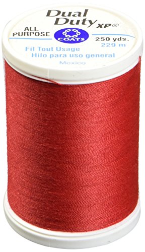 Hilo Coats Dual Duty XP 250 yd, Bobina Única Rojo miniatura 1
