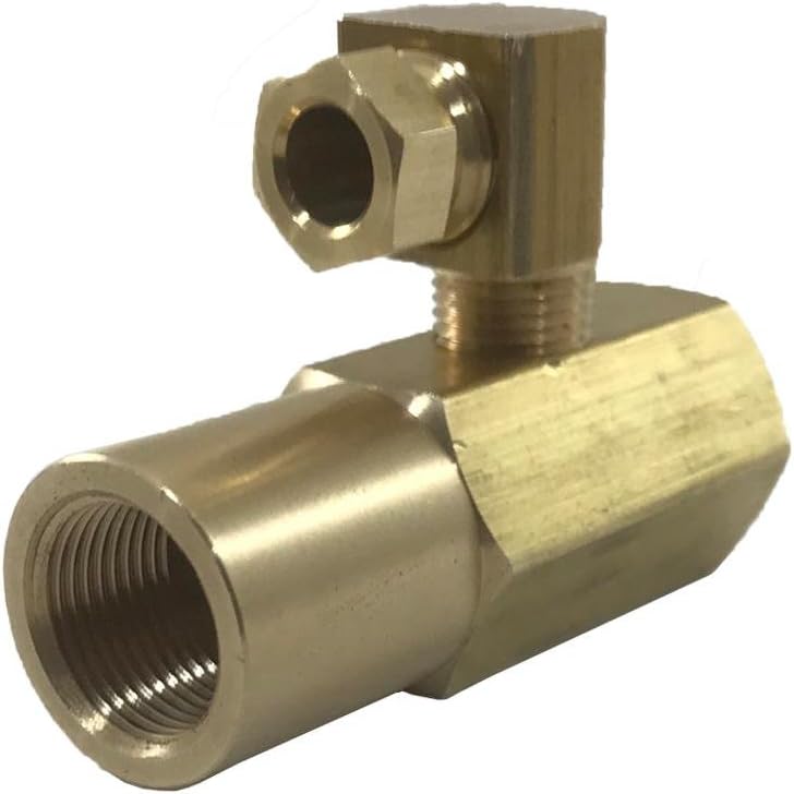 Elite Replacement Parts EN4068 Brass Siphon Nozzle Adapter 1/8' NPT Oil Intake for Hago 030L4068, 60656