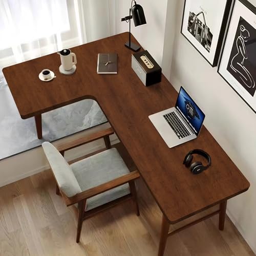 Abyssaly Klebefolie Möbel Holzoptik Holz Rotbraun 30cm x 200cm, Möbelfolie Selbstklebende Tapete Vintage, Dekoration Folie für Möbel Wände Schränke Küche Tische