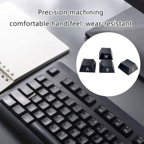 Teclas laterales de aluminio con letras grabadas para personalizar tu teclado mecánico WASD 2