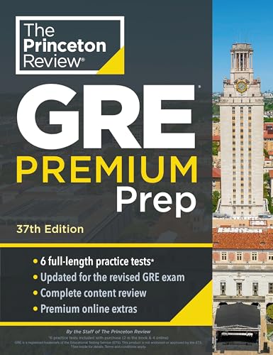 Princeton Review GRE Premium Prep, 37th Edition: 6 Practice Tests + Review & Techniques + Online Tools (Graduate School Test Preparation) image 4