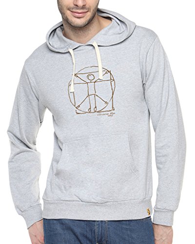 Image of Campus Sutra Cotton Men Hooded Neck Hoodie