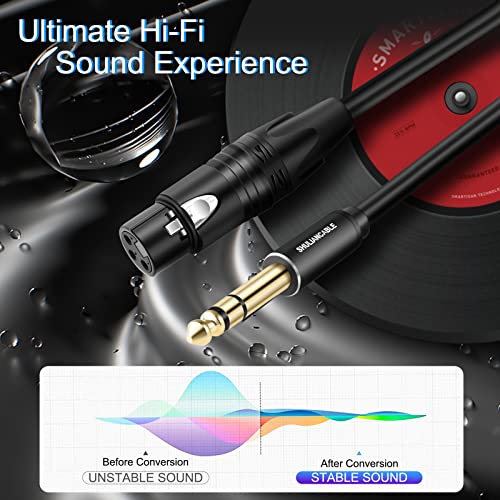 SHULIANCABLE 1/4 Inch Jack TRS Balanced to XLR Female Microphone Cable, XLR to 6.35 mm Male TRS Cable - Image 3