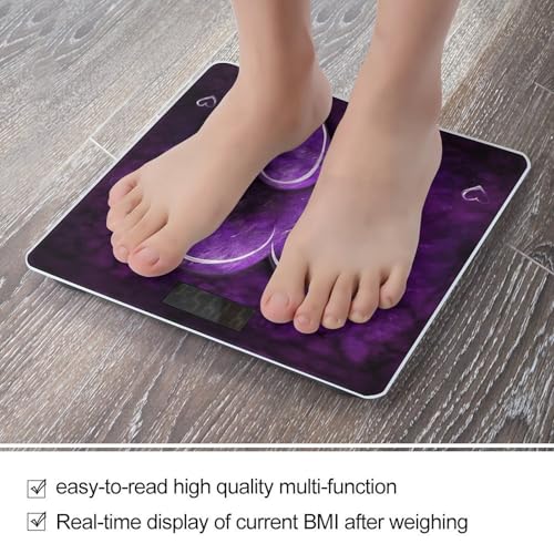 Báscula digital Purple Hearts alta precisión hasta 180 kg miniatura 5