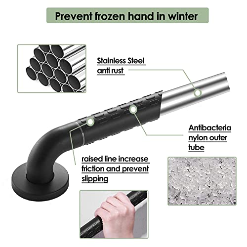 Shower Grab Bar Anti Slip Safety Grab Bar,Stainless Steel Bathroom Blance Bar For Bathtubs And Showers,Safety Hand Rail Support For Handicap Senior Elderly Injury Assist Bath Grab Handle (20In, Black) #TOP1