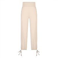 Vista 161 de Pantalones capri para mujer, estilo casual, de verano, elásticos, de cintura alta, pantalones de yoga, ajuste atlético, pantalones deportivos