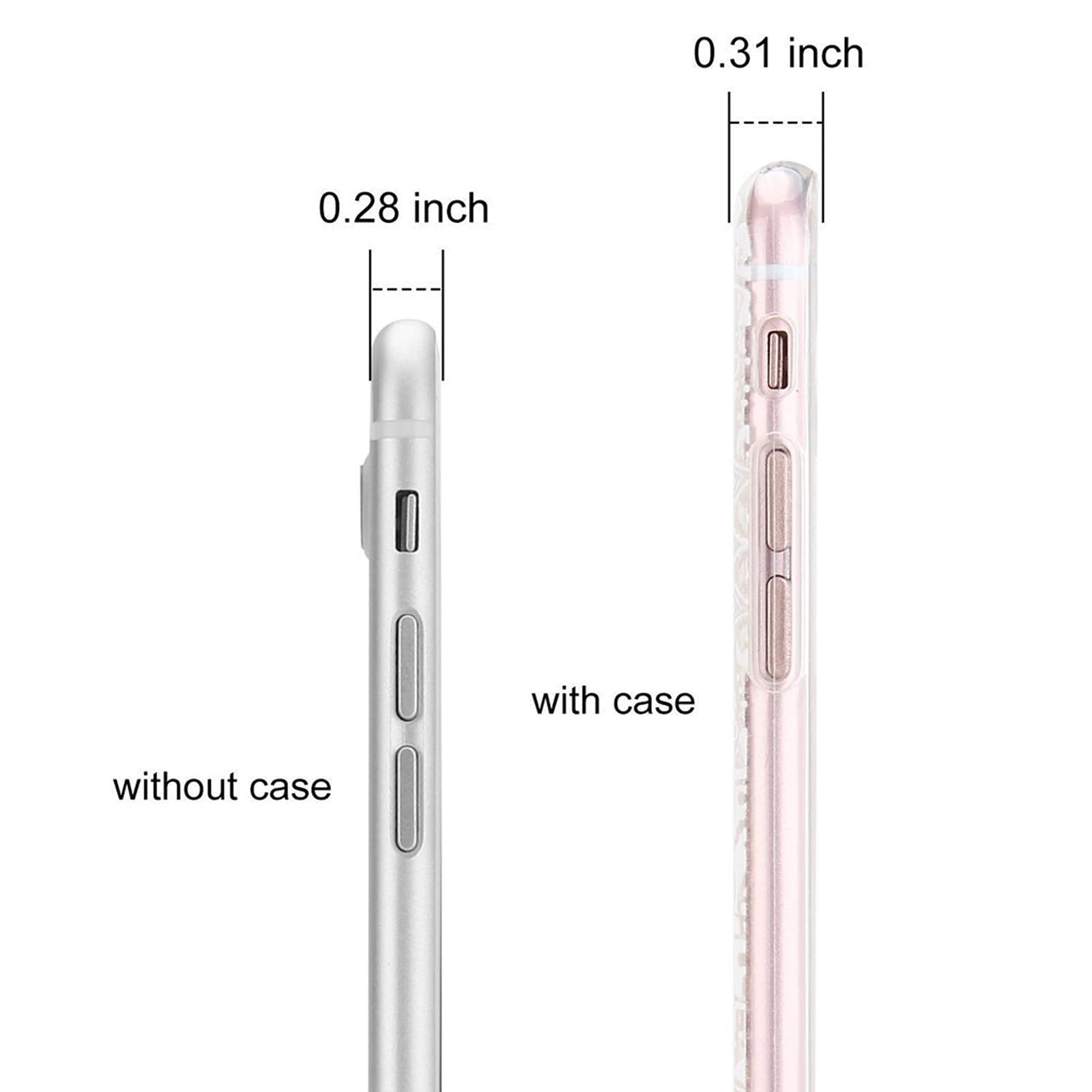 JIENI Custodia per TCL 20 R 5G (6.52),morbido telefono in TPU resistente ai graffi e confortevole - Rosa rossa