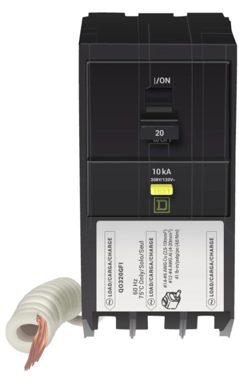 Generic QO320GFI - Molded Case Circuit Breaker Plug-in - 20 Amp - 3 Pole - 240 Volt