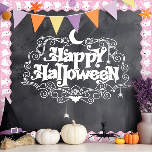 Autocollants pour tableau d'affichage d'Halloween Whaline 10m pour bureau et école
