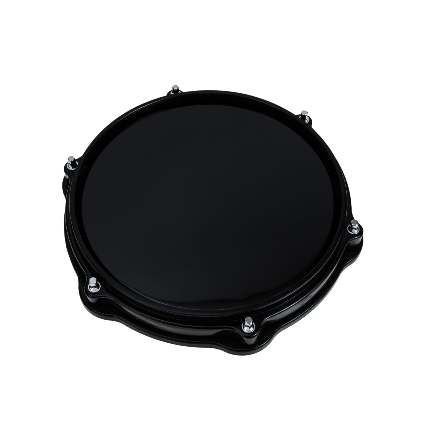 Pad para Practicar Batería de 10 Pulgadas Superficie de Goma, Silenciador Adecuado para Principiantes en Entrenamiento Musical