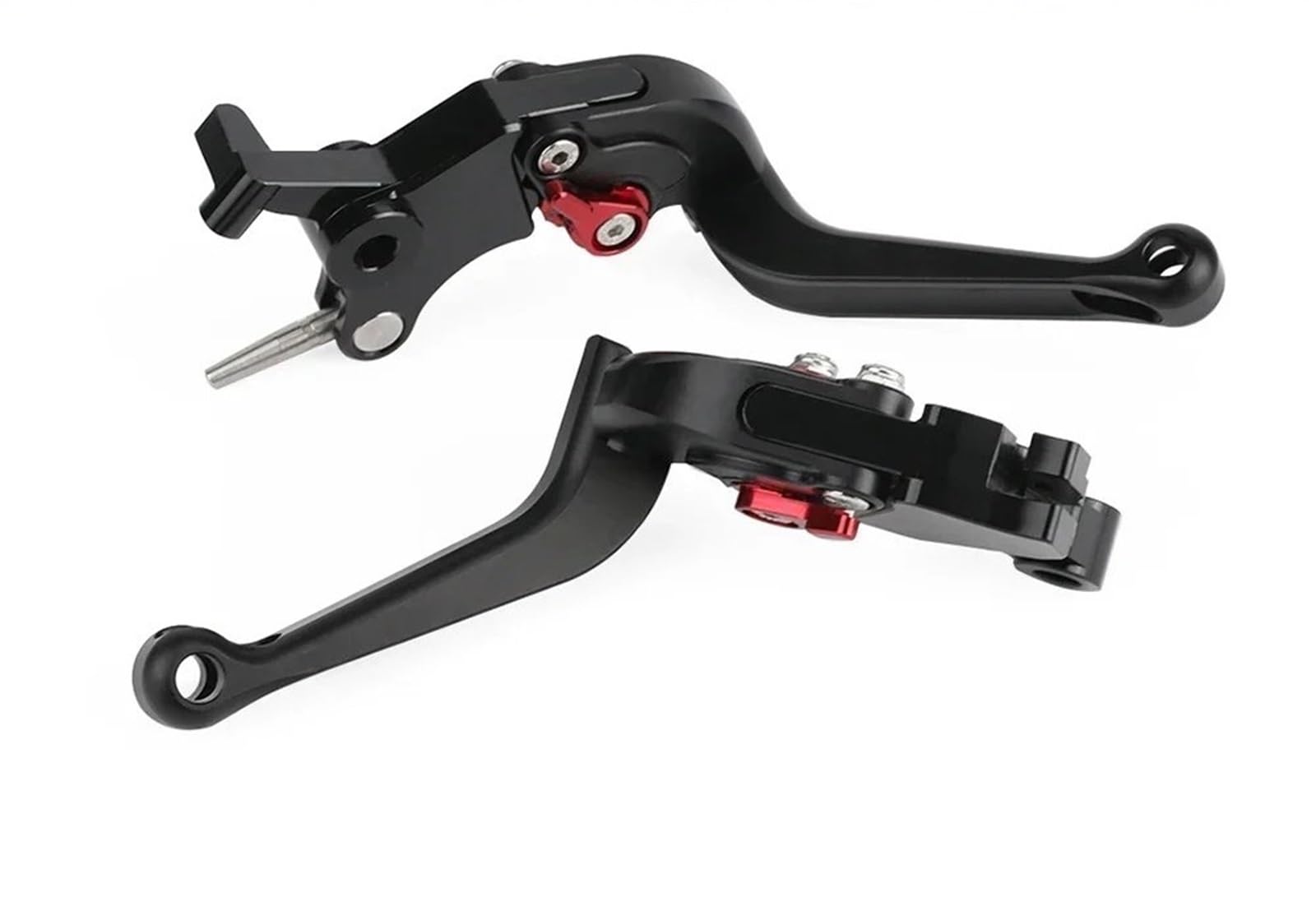 Ouvecr Foldable Black Motorbike Brake Levers For Cfmoto 450Mt 800Mt 650Mt 700Mt 2022-2025 Foldable Short Control Handle Brake Clutch Lever(Foldable Black)