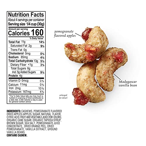 Sahale Snacks Glazed Mix, Pomegranate & Vanilla , 4 Oz #TOP7