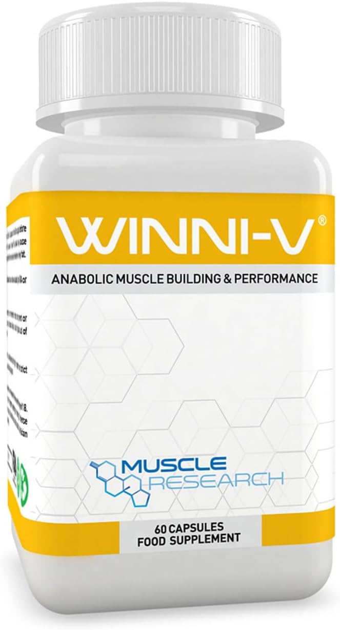 UK Winni-V, Dietary Supplement Capsules, Lean Mass and Fat Reduction Formula with Maca Root, Green Tea, Creatine, L-Arginine