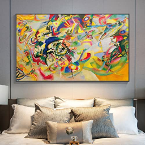 Peinture Murale sur Toile Art Abstrait Célèbre Finition Canvas 50x70
