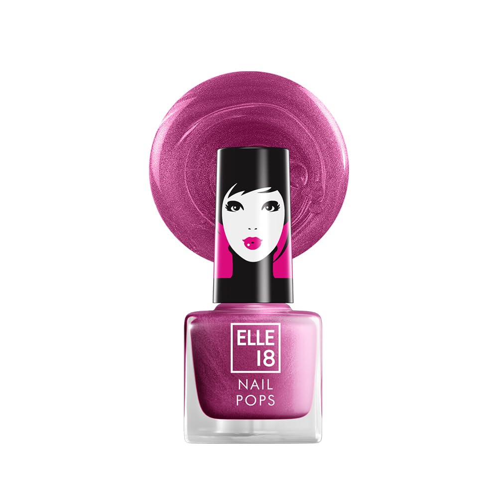 Elle 18 Nail Pops Nail Color Matte Finish|| Shade 02|| 5 Ml-image-19
