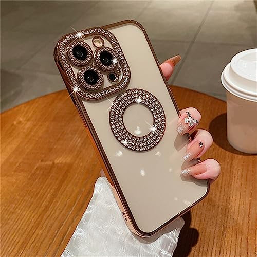 Coque diamant iPhone 11 Pro souple évitant les rayures avec son bloc strass or