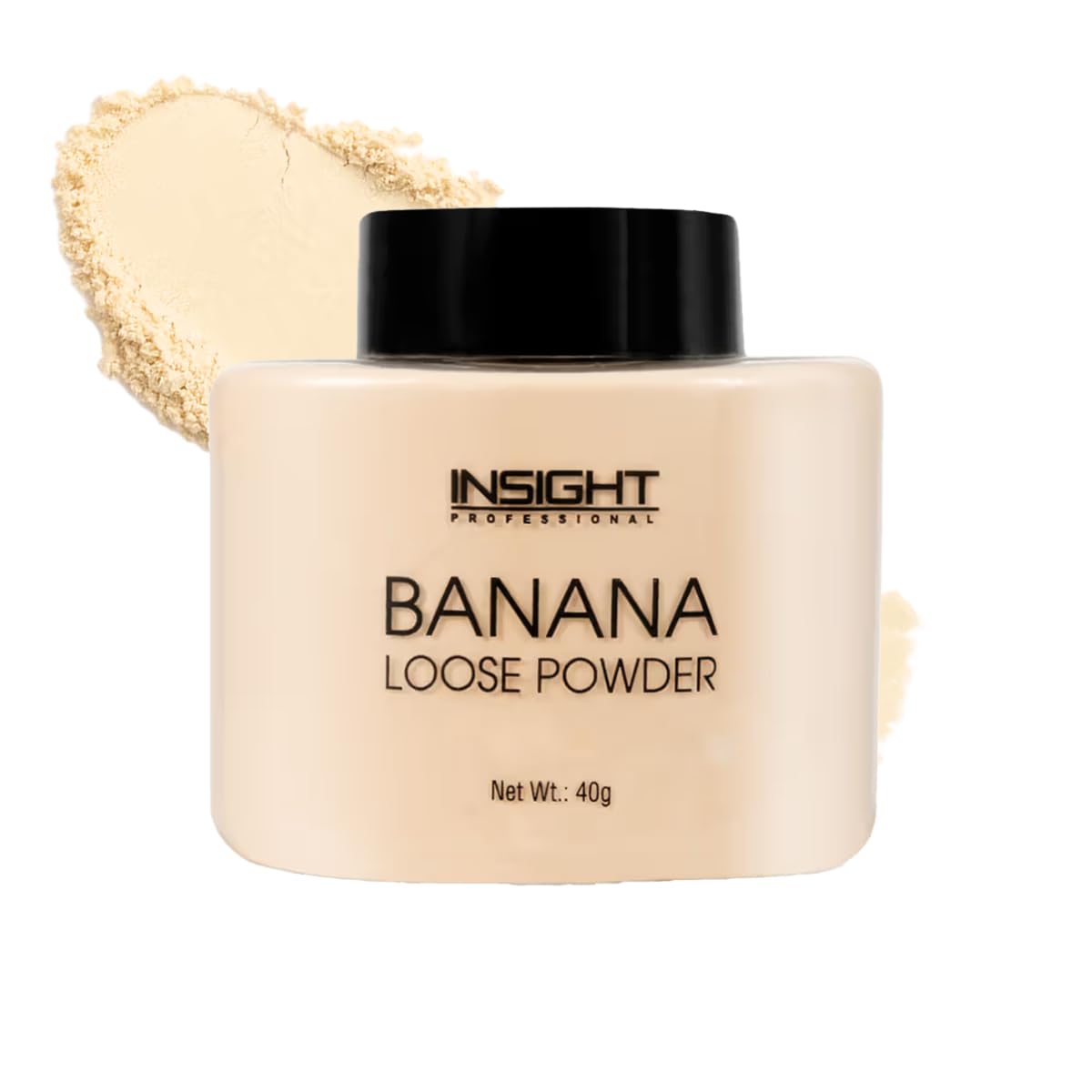 INSIGHT Banana Loose Powder|Long Lasting Coverage|Reduces Shine| Oil-Absorbing Finish| For All Skin Types – 40 g INSIGHT Banana Loose Powder|Long Lasting Coverage|Reduces Shine| Oil-Absorbing Finish| For All Skin Types – 40 g