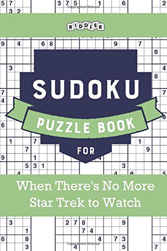 Sudoku Puzzle Book for When There's No More Star Trek to Watch