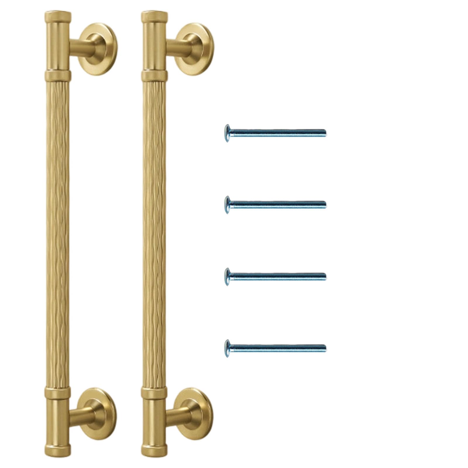 Pangboer Gold Brushed Wire 1Pair Zincs Alloy Cabinet Drawer Handle Vintage Furniture Decorative Handle Cupboard Pulls Furniture Decoration Kitchen Cupboard Door Knobs Hardware