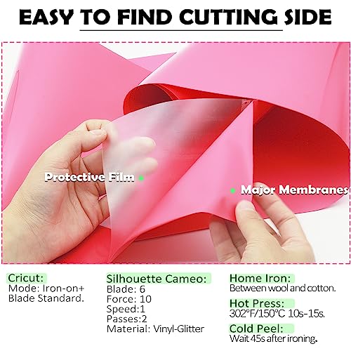Image of HTV Heat Transfer Vinyl Bundle - 20 Pack 12'' x 100 FT