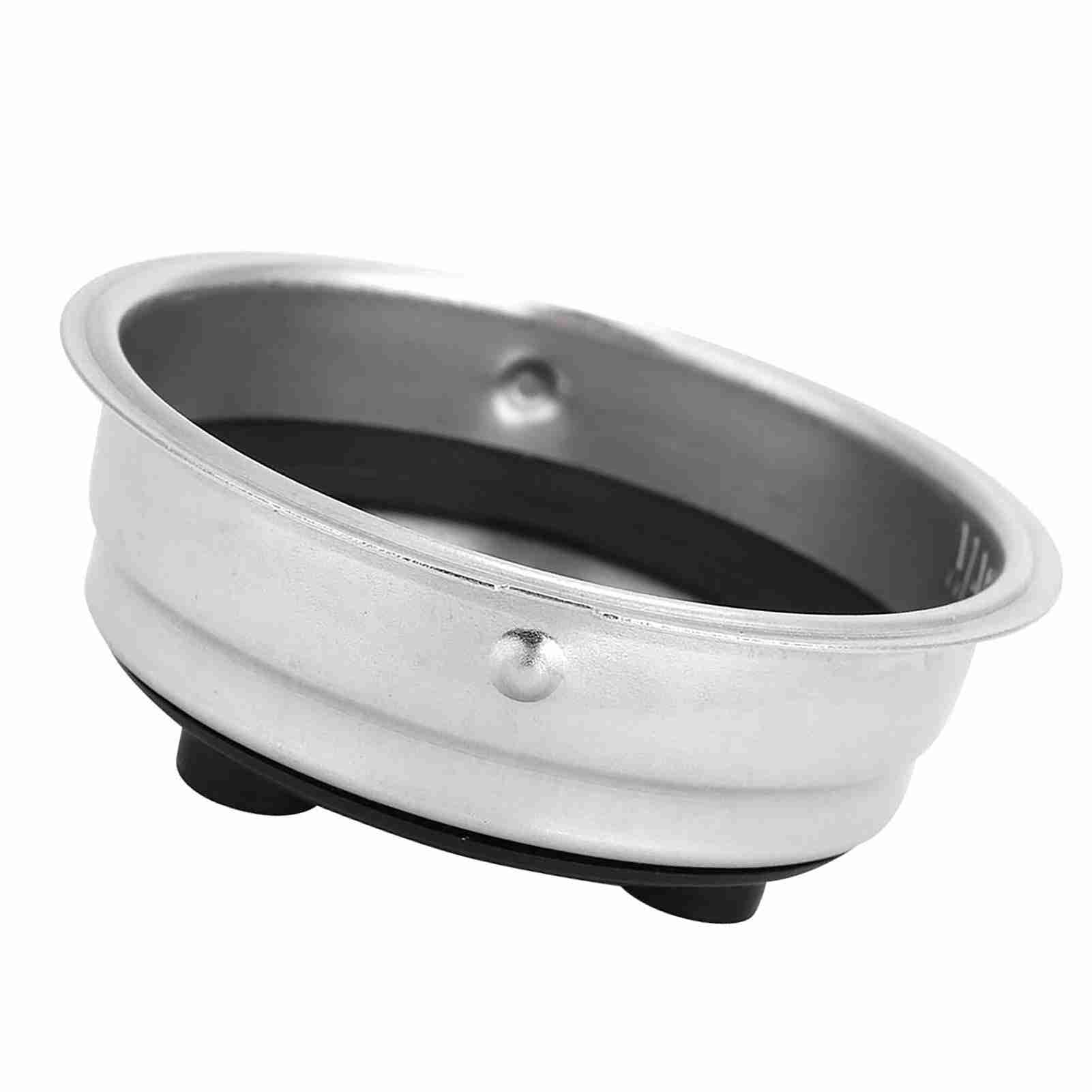 Cocoarm Zdejmowany Kosz Filtra do Kawy ze Stali Nierdzewnej Sitko do Kawy Pojedyncza lub Podwójna Filiżanka Średnica Wewnętrzna 51 Mm Drobna Siatka Łatwe Czyszczenie Ekspresu Domowego Biura