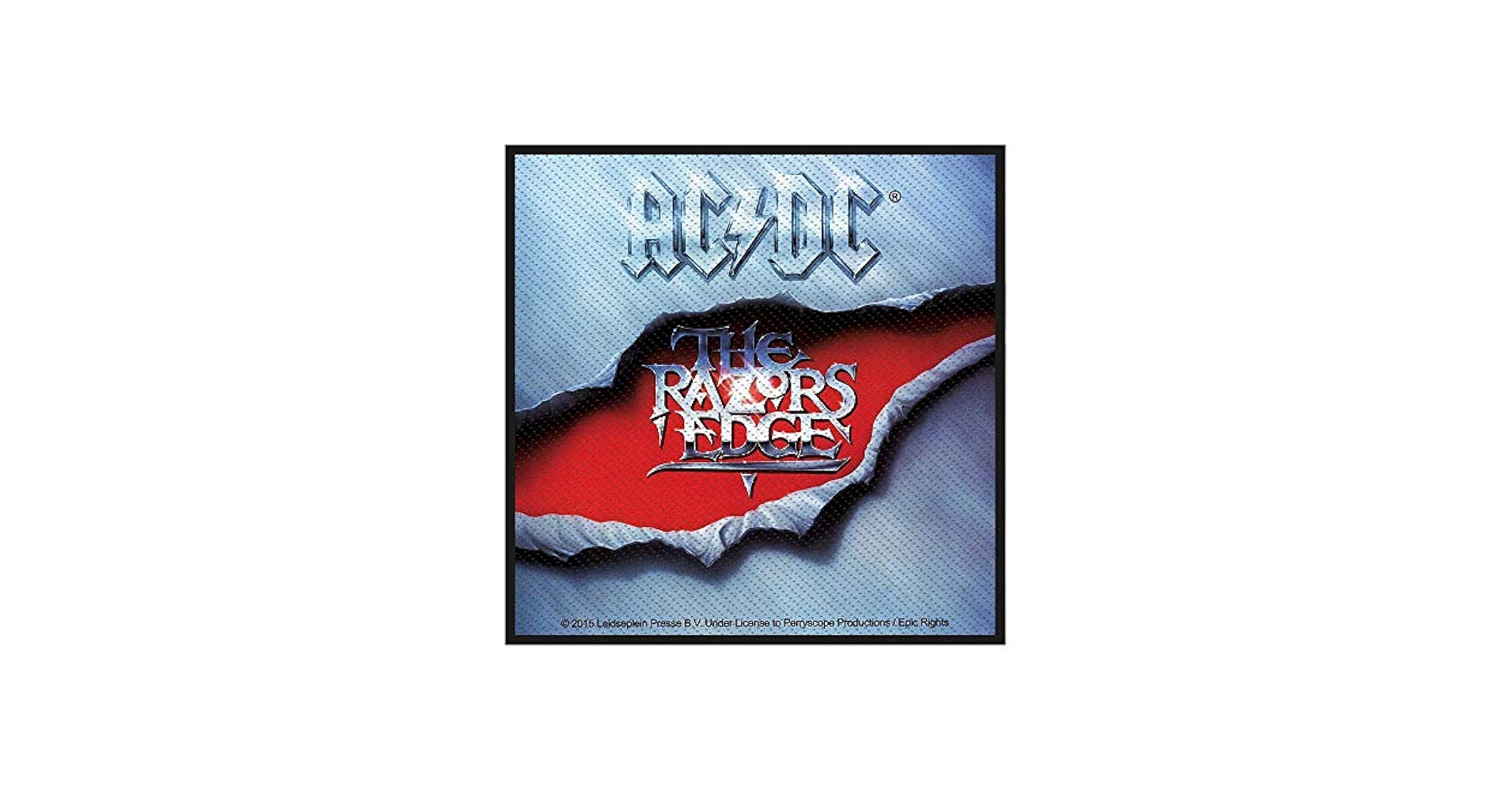 Amazon.com: Ac/Dc Patch The Razors Edge Album Cover Official