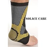 Solace Knöchelbandage Care – Elastic Compression Wrap Sleeve – Ferse Knöchel Socke – Unterstützung für steife, schwache oder schmerzende Knöchel – Anti-Müdigkeit, (für Herren und Damen)