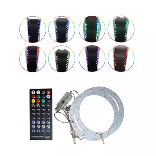 Fucopales Rgb Led Light Strip For Ps5 Console With 8 Colors 400+ Modes, Music Sync Color Changing Led Light Strips For Playstation 5 With Ir Remote, App Controller And Usb Powered #TOP3