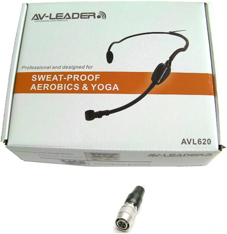 AVL620 Professional Water Resistant Headset Microphone for Audio-Technica Wireless Systems_ Great for Aerobic & Yoga Classes!