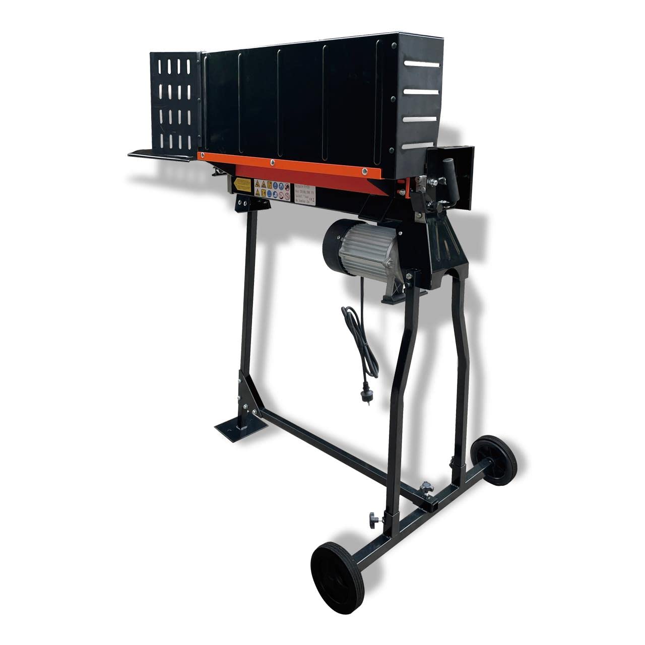 FUXTEC Cortadora de Troncos Eléctrica Hidráulica Horizontal 7 Toneladas 2300W - Longitud máxima de la madera 52cm y diámetro 25cm - Sin Chasis/Soporte de Ruedas