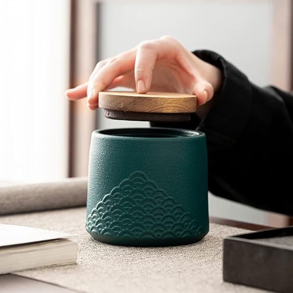 Huisdierenurn Urn Keramiek Verzegelde Urn Kat Hond Overlijdt Begrafenis Offerbenodigdheden (D 11,2 * 10,6cm)