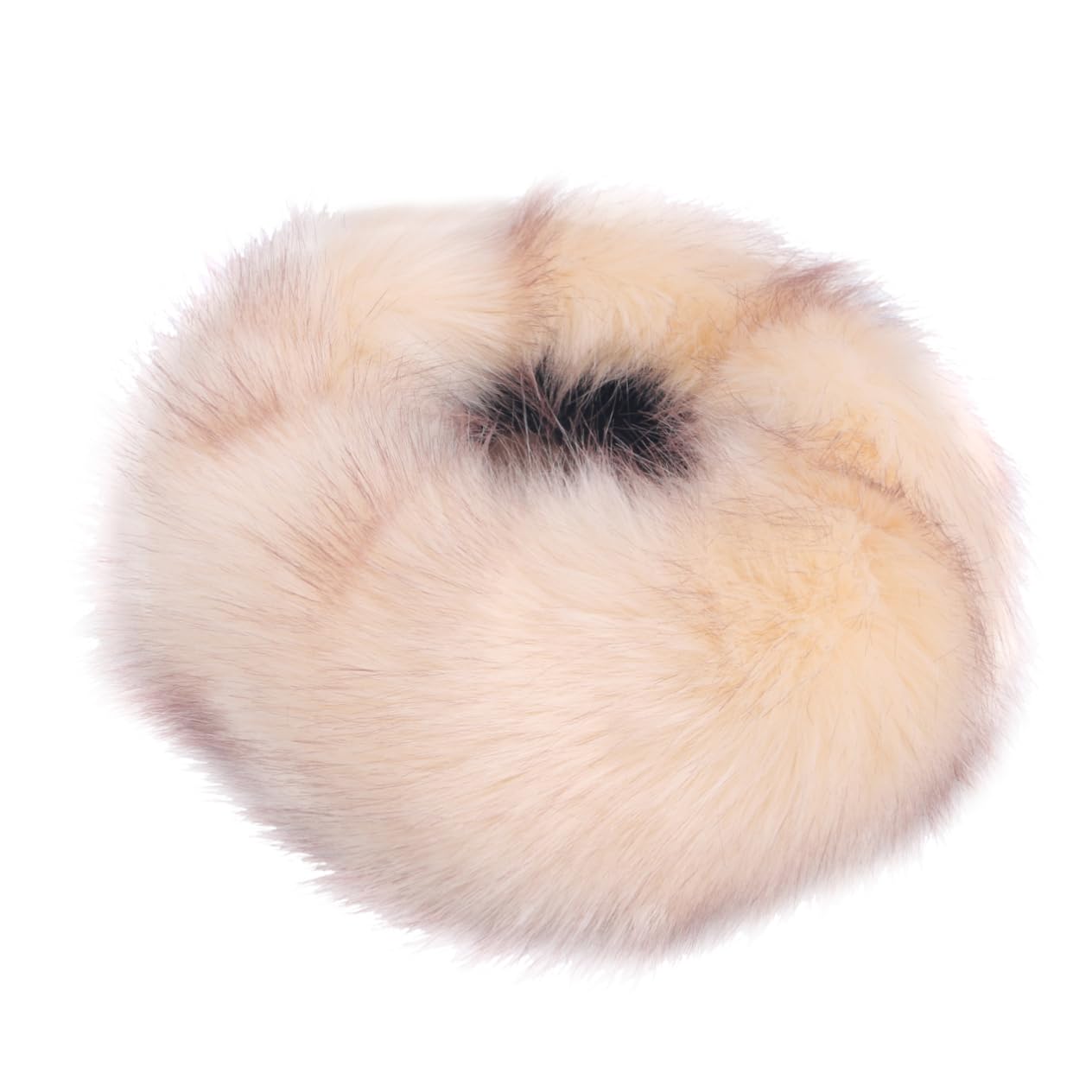 WRITWAA Women's Warm Hat and Hood Imitation Fur Cap Thick Headband Hair Accessory