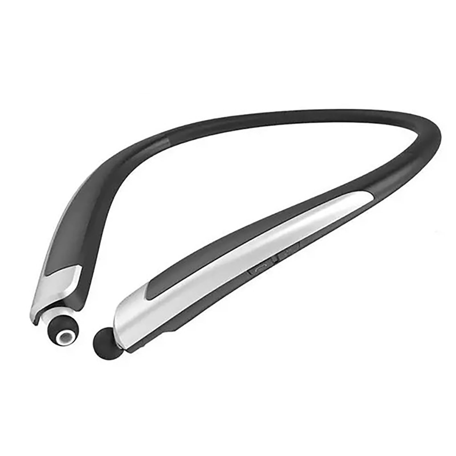 Photo 1 of ForFuego Neckband Sports Earphones, Retractable Wire, Call Reminder, CVC 6.0 Mic, Active Noise Cancelling, Bluetooth 5.0, IPX5 Waterproof, Flexible Ergonomic Design for Running Gym?Black