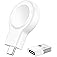𝟐𝟎𝟐𝟓 𝐔𝐩𝐠𝐫𝐚𝐝𝐞 for Apple Watch Charger,Magnetic Portable iWatch Charger USB C&USB A Fast Wireless Charging Travel Wa