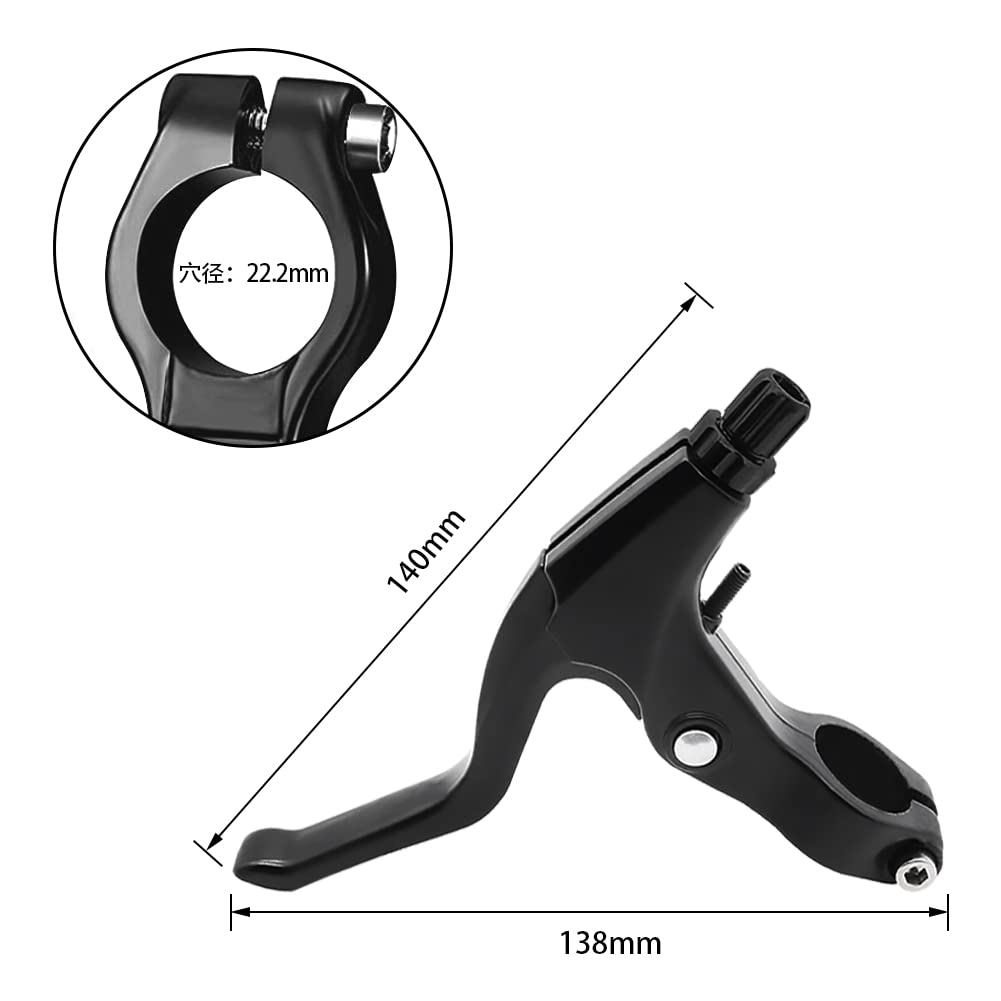 Amazon.co.jp: Kigauru 1ペア 自転車ブレーキハンドル 左右レバー