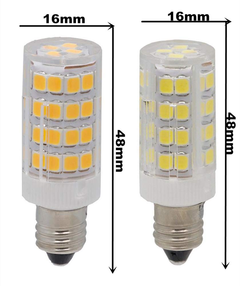2pcs E12 C7 LED Bulb Dimmable 10W 120V 1100LM 96-2835 Fan Light T2896F60 #H